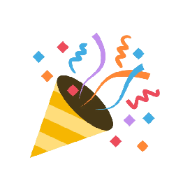 party popper emoji