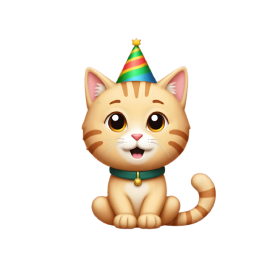party cat emoji
