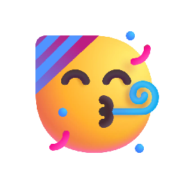 party hat emoji